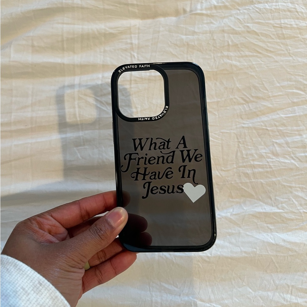 What a Friend in Jesus Phone Case